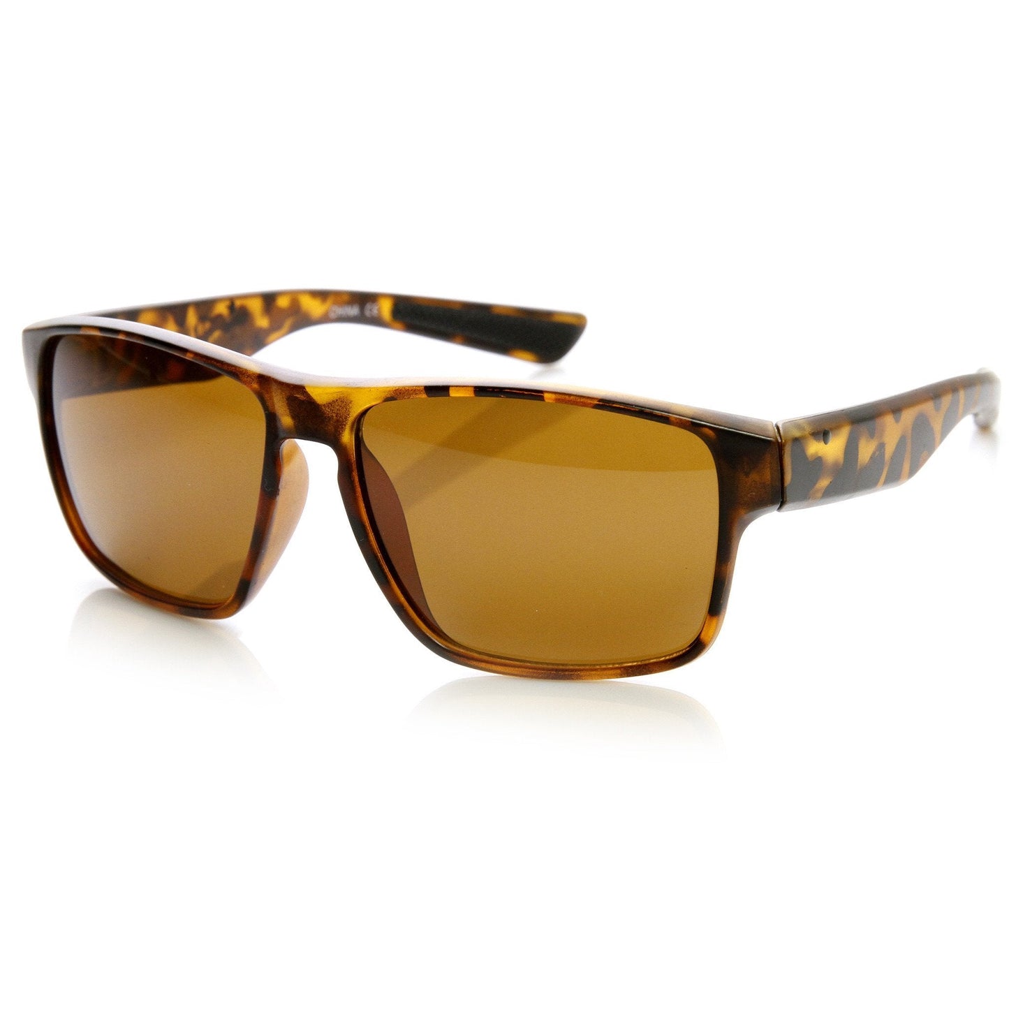 Sports Wide Frame Horned Rim