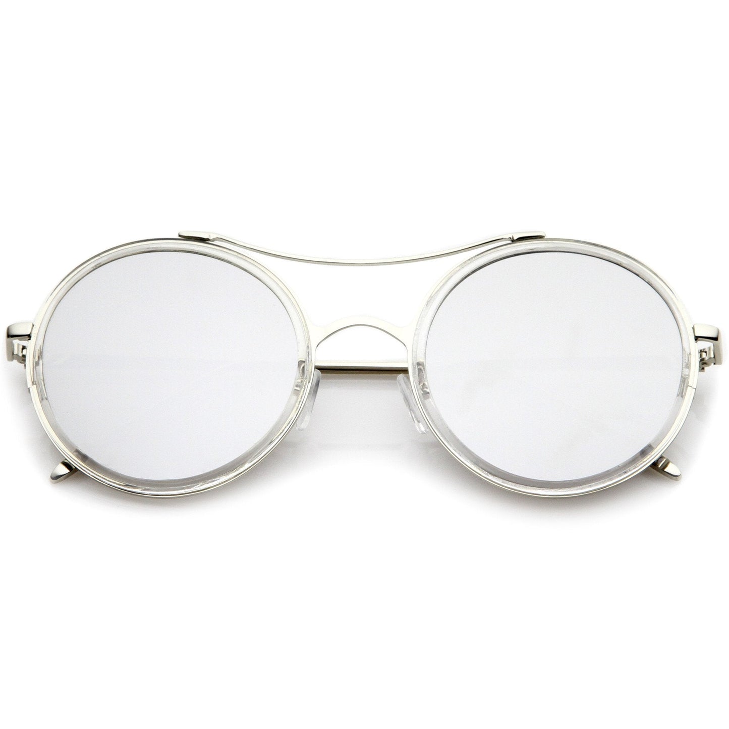 Retro Roadster Flat Mirror Lens Sunglasses