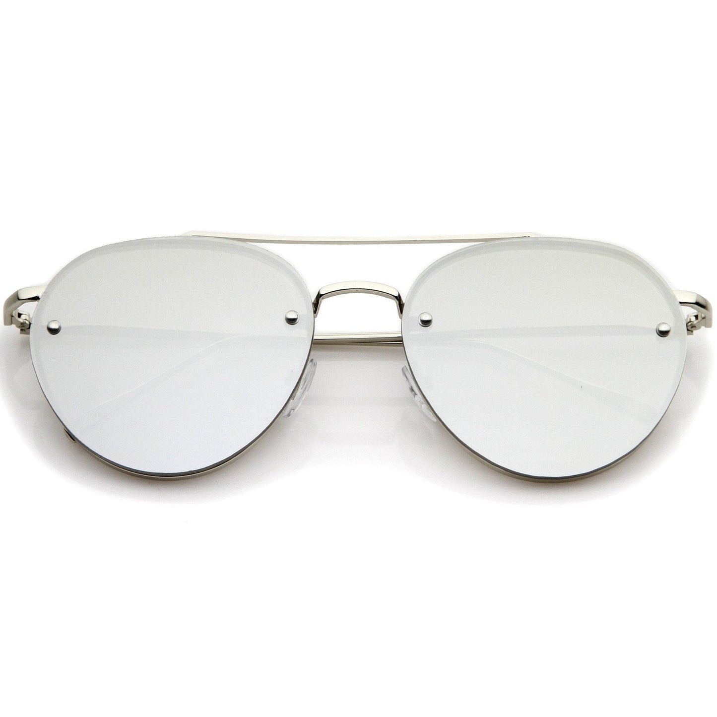 Mirrored Flat Lens Sunglasses