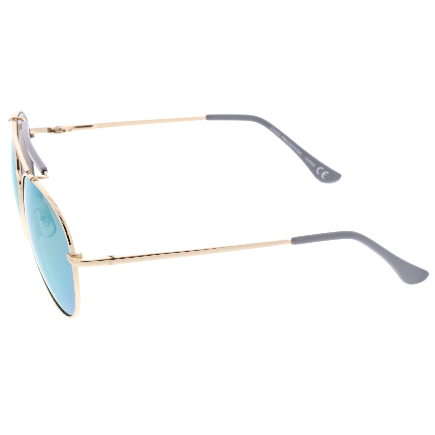Retro Round Aviator Sunglasses