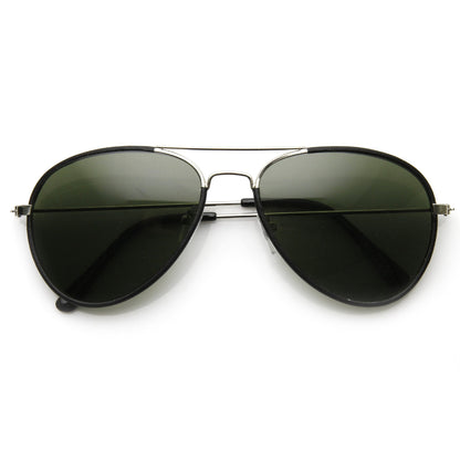 Metal Teardrop Aviator Sunglasses