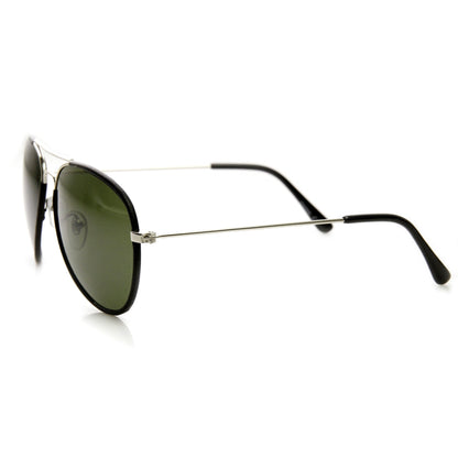 Metal Teardrop Aviator Sunglasses