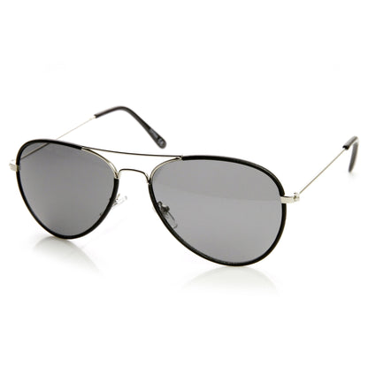 Metal Teardrop Aviator Sunglasses