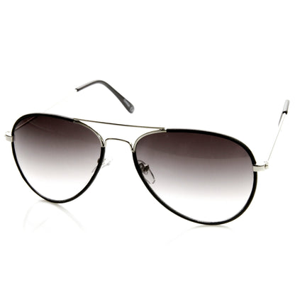 Metal Teardrop Aviator Sunglasses