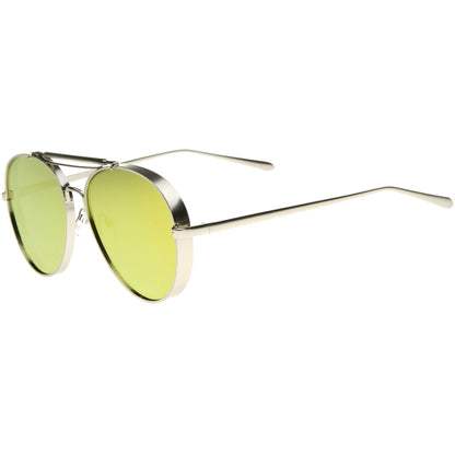 Metal Side Cover Aviator Sunglasses