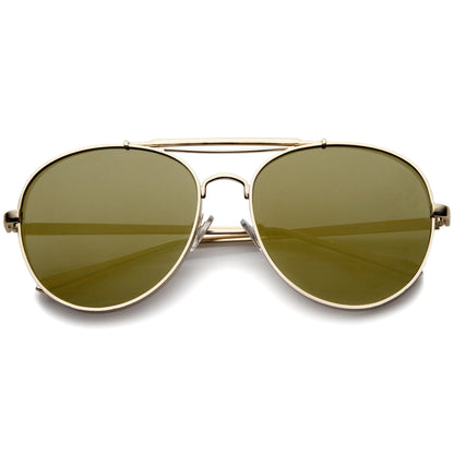 Metal Side Cover Aviator Sunglasses