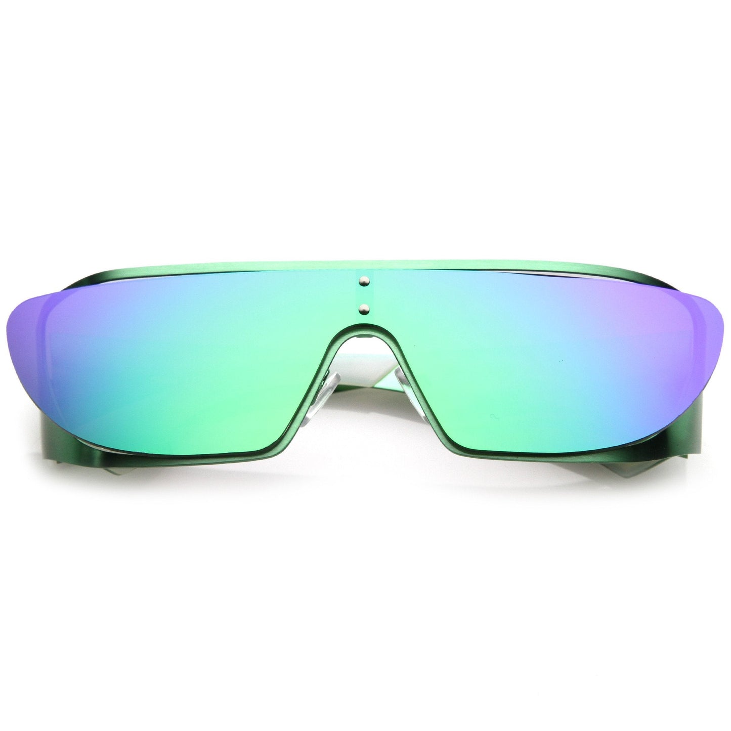 Space Cadet Metal Cutout Shield Sunglasses