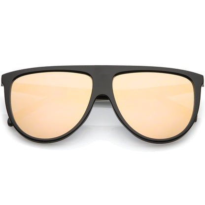 Space Trance Flat Top Mirrored Flat Lens Sunglasses
