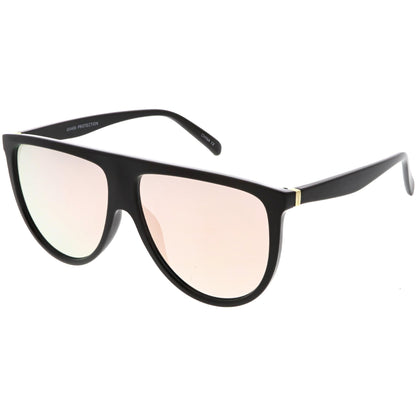 Space Trance Flat Top Mirrored Flat Lens Sunglasses