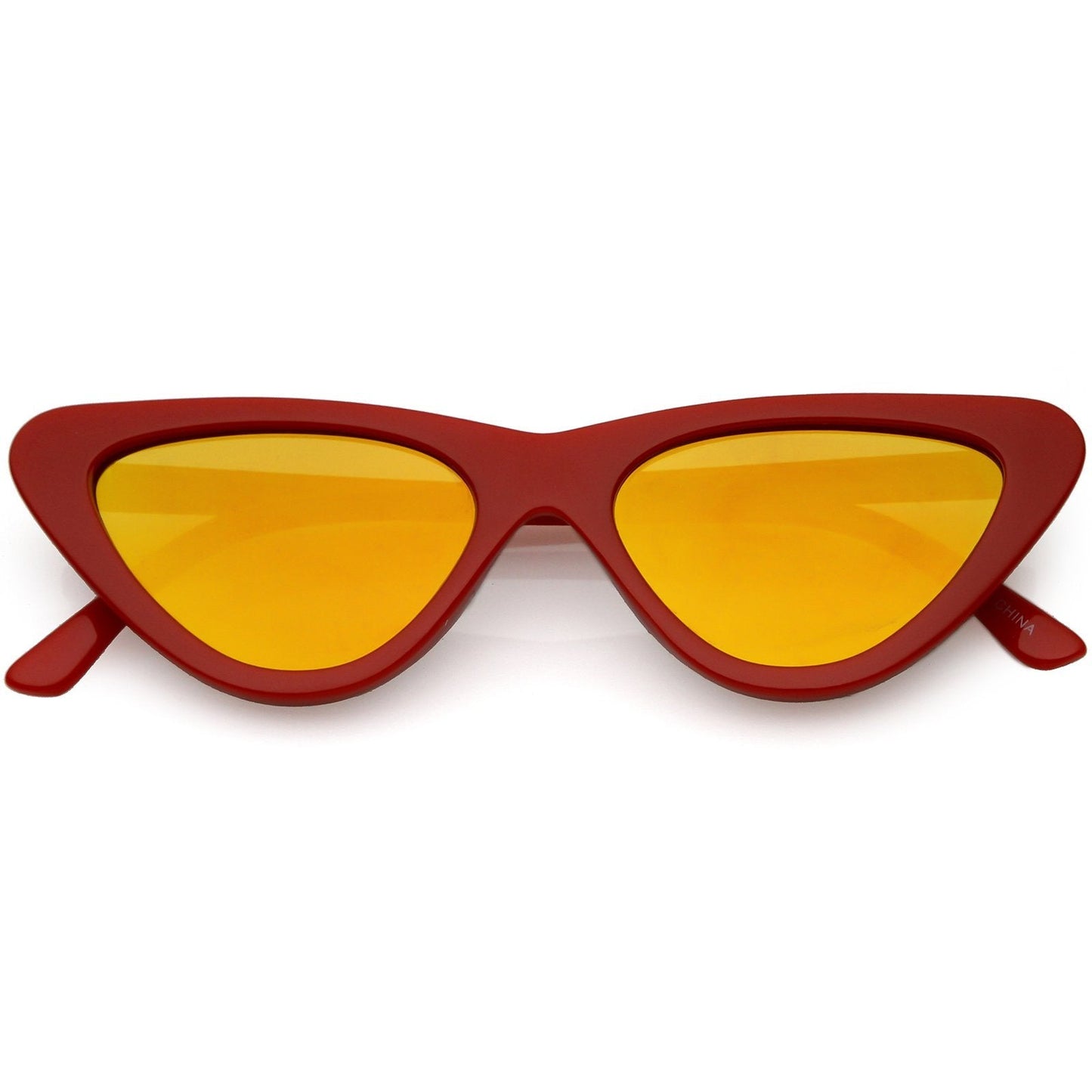 1990's Retro Narrow Cat Eye Sunglasses