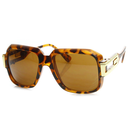 Square 80's Euro Aviator Sunglasses