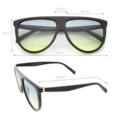 Retro Color Gradient Lens Sunglasses