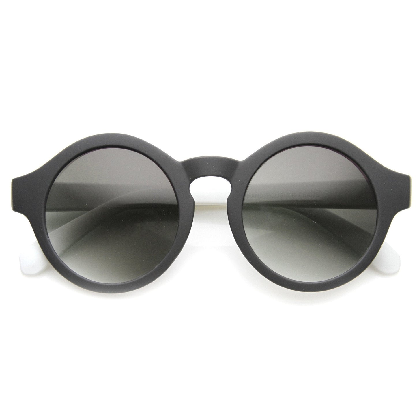 Retro Mirrored Lens Round Sunglasses