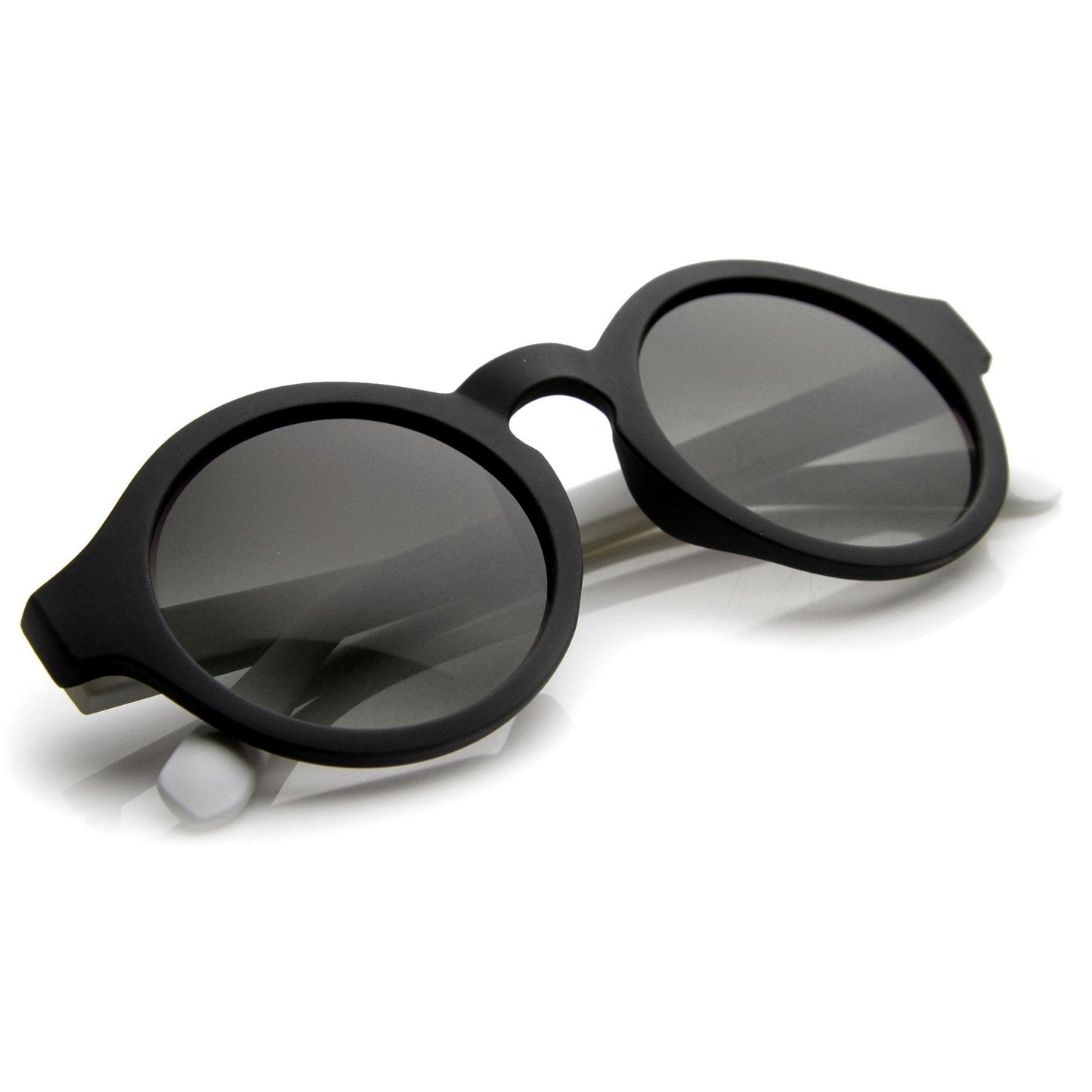 Retro Mirrored Lens Round Sunglasses