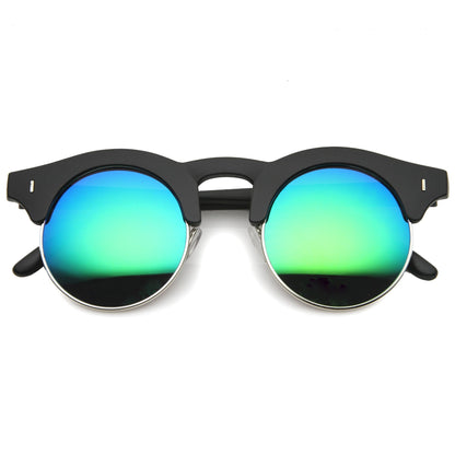 Retro Rim Round Sunglasses